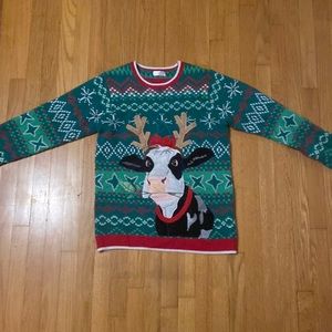 Cow christmas sweater